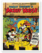 The Meller Drammer - Starring Mickey Mouse - c. 1933 - Fine Art Prints & Posters