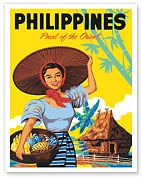 Philippines - Pearl of the Orient - c. 1950's - Fine Art Prints & Posters