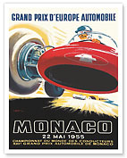 1955 Monaco Grand Prix - Fine Art Prints & Posters