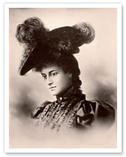 Princess Kaiulani in San Francisco - Crown Princess of the Kingdom of Hawaii - c. 1895 - Fine Art Prints & Posters