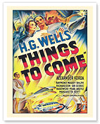 H.G. Wells’ “Things To Come” - c. 1936 - Fine Art Prints & Posters