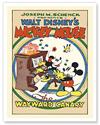 The Wayward Canary - Starring Mickey & Minnie Mouse - c. 1932 - Fine Art Prints & Posters