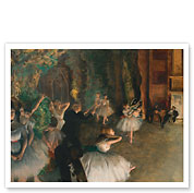 The Rehearsal of the Ballet Onstage - c. 1874 - Fine Art Prints & Posters