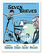 Seven Thieves - Starring Edward G Robinson, Rod Steiger, Joan Collins - c. 1960 - Fine Art Prints & Posters