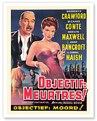 New York Confidential (Objectif Meurtres) - Starring Broderick Crawford - c. 1955 - Fine Art Prints & Posters