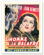 Hollow Triumph (L’Homme A La Balafre) - Starring Paul Henreid, Joan Bennett - c. 1948 - Fine Art Prints & Posters