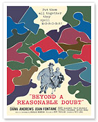 Beyond A Reasonable Doubt - Starring Dana Andrews - c. 1956 - Fine Art Prints & Posters