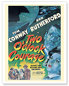 Two O’clock Courage - Starring Tom Conway Ann Rutherford - c. 1945 - Fine Art Prints & Posters