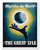 The Great Cecil Lyle - Mystifies the World - c. 1949 - Fine Art Prints & Posters