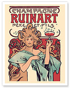 Champagne Ruinart Père Et Fils (Father & Son) - c. 1896 - Fine Art Prints & Posters