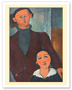 Portrait of Jacques and Berthe Lipchitz - c. 1916 - Fine Art Prints & Posters