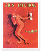 Anis Infernal - Hellish Anisette Liqueur - Miguel Serra Lérida - c. 1905 - Fine Art Prints & Posters