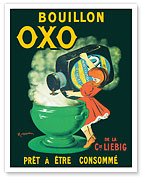 OXO Bouillon Cubes - c. 1908 - Fine Art Prints & Posters