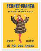 Fernet-Branca Apertif - The King of Bitters - Branca Brothers of Milan - c. 1909 - Fine Art Prints & Posters