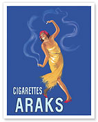 Araks Egyptian-Style Cigarettes - c. 1925 - Fine Art Prints & Posters