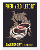 Lefort Bike Tires (Pneu Vélo) - c. 1911 - Fine Art Prints & Posters