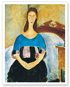 Portrait of Jeanne Hebuterne - c. 1919 - Fine Art Prints & Posters
