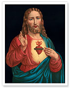 Sacred Heart of Jesus - c. 1880 - Fine Art Prints & Posters