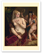 Venus with a Mirror - c. 1555 - Fine Art Prints & Posters