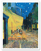 Café Terrace at Night (on the Place du Forum in Arles) - c. 1888 - Fine Art Prints & Posters