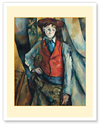 Boy in a Red Vest (Le Garçon au Gilet Rouge) - c. 1888 - Fine Art Prints & Posters