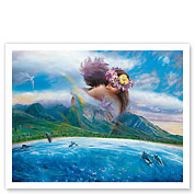 Held in the Arms of Heaven, Hawaii - Giclée Art Prints & Posters