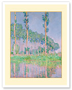 Poplars Pink Effect - c. 1891 - Fine Art Prints & Posters