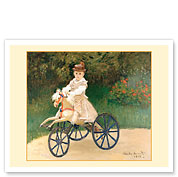 Jean Monet on His Hobby Horse - c. 1872 - Fine Art Prints & Posters