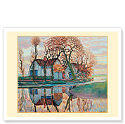 Farm near Duivendrecht Netherlands - c. 1916 - Fine Art Prints & Posters