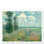 Poppy Fields near Argenteuil France - c. 1875 - Fine Art Prints & Posters