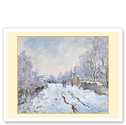 Snow at Argenteuil France - c. 1874 - Fine Art Prints & Posters