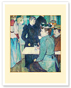 A Corner of the Moulin de la Galette - Paris France Dance Hall - c. 1892 - Fine Art Prints & Posters