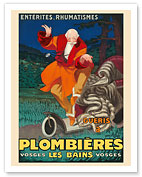 Plombières Thermal Baths - Vosges, France - c. 1931 - Fine Art Prints & Posters