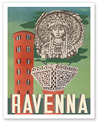 Ravenna, Italy - Basilica of Sant’Apollinare Nuovo Tower - c. 1947 - Fine Art Prints & Posters
