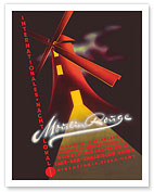 Moulin Rouge - International Nightclub (Nacht Lokal) - Munich, Germany - c. 1952 - Fine Art Prints & Posters