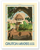 Crutch House, Latton Harlow - London Underground - Elves and Rabbits - c. 1930's - Fine Art Prints & Posters