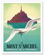 Le Mont-Saint-Michel, Normandy, France - c. 1937 - Fine Art Prints & Posters