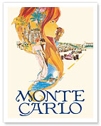 Monte Carlo - Monaco Grand Prix Formula One - Grand Casino - c. 1969 - Fine Art Prints & Posters