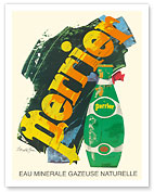 Perrier - Natural Sparkling Mineral Water - c. 1970's - Fine Art Prints & Posters