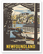 Newfoundland - Canada’s New Fun Land - c. 1949 - Fine Art Prints & Posters