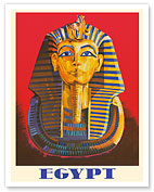 Egypt - Egyptian Pharaoh Tutankhamun (King Tut) - c. 1970's - Giclée Art Prints & Posters