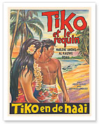 Tiko and the Shark (Tiko et le Requin) - Starring Marlene Among and Roau - c. 1962 - Fine Art Prints & Posters