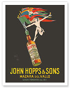 John Hopps & Sons Marsala Wine - Mazara del Vallo, Sicilia, Italy - c. 1923 - Giclée Art Prints & Posters
