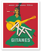 Gitanes Cigarettes - With or Without Filter (Avec ou sans filtre) - Fine Art Prints & Posters