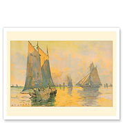 Sardine Fishing off Le Croisic, France - Fine Art Prints & Posters