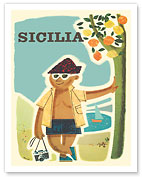 Sicily (Sicilia), Italy - c. 1957 - Fine Art Prints & Posters