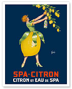 Spa-Citron - Lemon Mineral Water - Spa, France - c. 1920's - Fine Art Prints & Posters