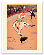 At the Circus Fernado Medrano with a Piglet - c. 1889 - Fine Art Prints & Posters