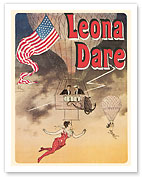 Leona Dare, Queen of the Antilles - Trapeze Artist - c. 1890 - Fine Art Prints & Posters