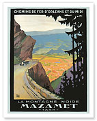 Mazamet, France - Chemins de fer d’Orléans et du Midi - c. 1930's - Fine Art Prints & Posters